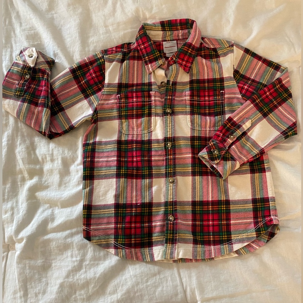 Boys long sleeve flannel